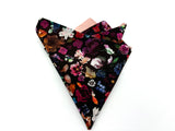 Floral Pocket Square in Contrast Liberty