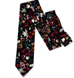 Contrast Floral Neck Tie in Liberty