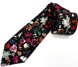 Contrast Floral Neck Tie in Liberty