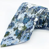Dusty_blue_sage_green_Floral_neck_tie_liberty_london_wedding_groom_groomsmen_vivid_clothing_toronto
