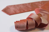 copper tie copper rose gold wedding groomsmen raw silk neck ties