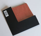 copper rose gold raw silk pocket square