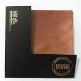 copper pocket square for wedding