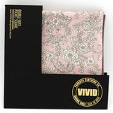 Light Pink, White Floral Pocket Square - Blush Pink, Baby Pink, Soft Pink Floral Pocket Square - Liberty of London - Wedding, Groomsmen