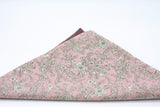 Light Pink, White Floral Pocket Square - Blush Pink, Baby Pink, Soft Pink Floral Pocket Square - Liberty of London - Wedding, Groomsmen