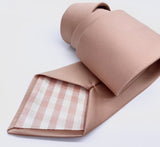 Rose Gold Satin Neck Tie