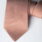 rose gold tie wedding neck ties textured raw silk tie