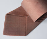 rose gold tie wedding neck ties textured raw silk tie