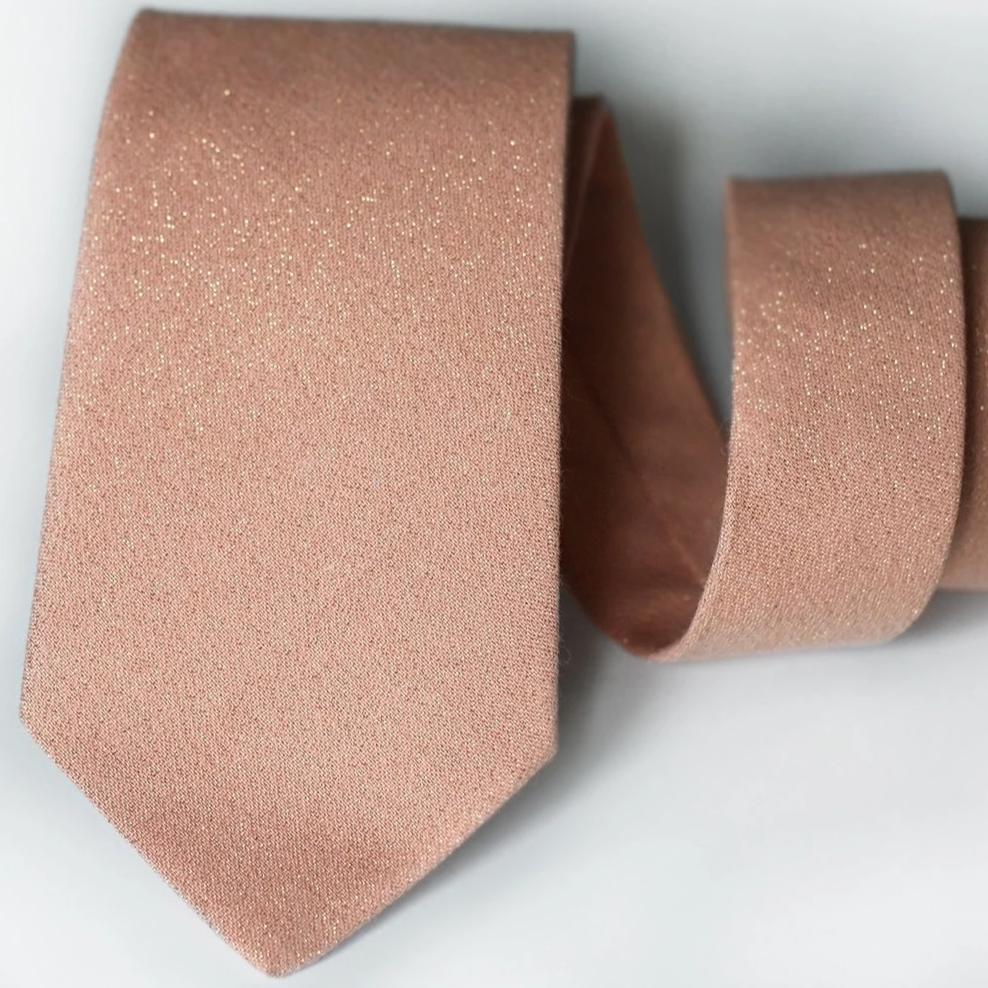 Rose Gold Glitter Neck Tie, Organic Cotton – VIVIDClothingToronto Rose Gold Glitter Neck Tie, Organic Cotton – VIVIDClothingToronto