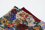 Floral Pocket Square - Peonies in Multi - Liberty of London